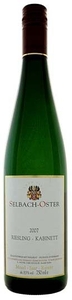 Selbach Oster Wehlener Sonnenuhr Riesling Kabinett 2011, Prädikatswein Bottle