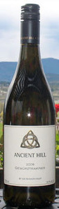Ancient Hill Gewurztraminer 2010, BC VQA Okanagan Valley Bottle