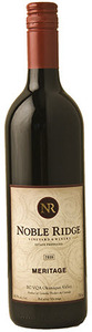 Noble Ridge Meritage 2009, BC VQA Okanagan Valley Bottle