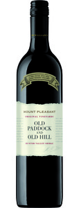 Mcwilliam's Mount Plesant Old Paddock & Old Hill Shiraz 2010, Hunter Valley Bottle