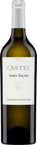 Castel Sans Façon Chardonnay Viognier 2015, Pays D'oc Bottle