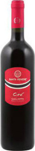 Santa Venere Gaglioppo Rosso Classico Cirò 2009, Doc Bottle