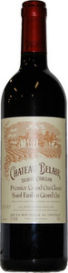 Chateau Belair 1er Grand Cru Classe 2007, Saint Emilion Bottle
