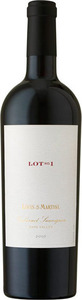 Louis M. Martini Lot 1 Cabernet Sauvignon 2010, Napa Valley Bottle