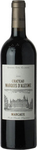 Château Marquis D’alesme 2009, Ac Margaux Bottle
