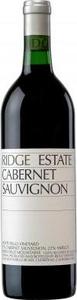 Ridge Estate Cabernet Sauvignon 2010, Monte Bello Vineyard, Santa Cruz Mountains Bottle