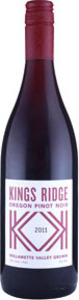 Kings Ridge Pinot Noir 2012, Willamette Valley Bottle