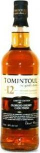 Tomintoul 12 Years Old Oloroso Sherry Cask Finish Single Malt, Speyside (700ml) Bottle