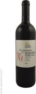 Cantina Morellini Roggiano Morellino Scantianum Toscano Rosso 2012, Toscana Igt Bottle