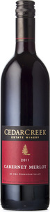 CedarCreek Cabernet Merlot 2011, BC VQA Okanagan Valley Bottle