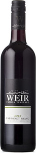 Mike Weir Cabernet Franc Limited Edition Weir Family Vineyard 2012 Bottle
