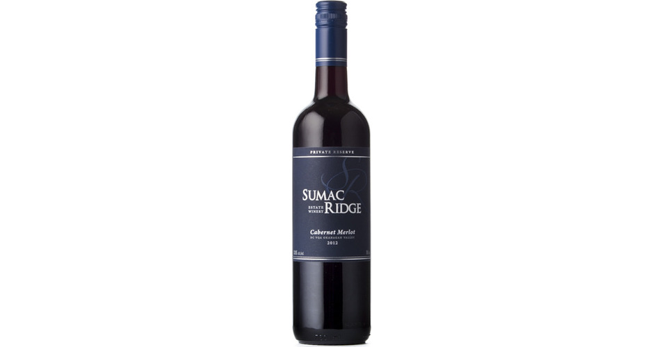 Sumac Ridge Private Reserve Merlot 2012 Expert wine ratings