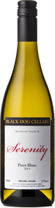 Blackdog Cellars Serenity Pinot Blanc 2013, VQA Okanagan Valley Bottle