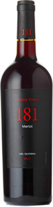 Noble Vines 181 Merlot 2012, Lodi, Central Valley Bottle