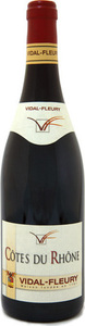 Vidal Fleury Côtes Du Rhône 2012 Bottle