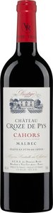 Château Croze De Pys Prestige Malbec Cahors 2010, Ac Bottle