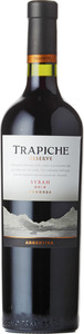 Trapiche Reserve Syrah 2013, Mendoza Bottle