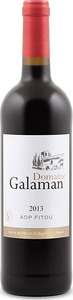 Domaine Galaman Fitou 2013, Ap Bottle