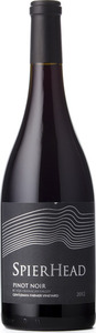 Spierhead Pinot Noir   Gentleman Farmer Vineyard 2012, VQA Okanagan Valley Bottle