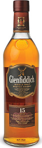 Glenfiddich Single Malt 15 Years Old Bottle