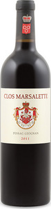 Clos Marsalette 2011, Ac Bottle