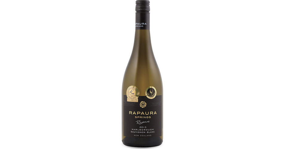 Rapaura Springs Reserve Sauvignon Blanc 2013 Expert wine ratings and