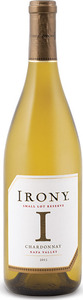 Irony Chardonnay 2012, Napa Valley Bottle