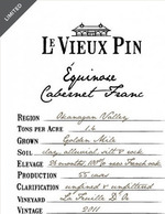 Le Vieux Pin Équinoxe Cabernet Franc 2011 Bottle