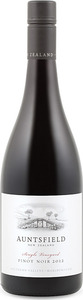 Auntsfield Single Vineyard Pinot Noir 2012, Southern Valleys, Marlborough, South Island Bottle