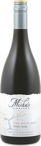 Misha's Vineyard The High Note Pinot Noir 2009 Bottle