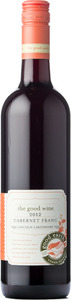 The Good Wine Cabernet Franc 2012, VQA Lincoln Lakeshore Bottle