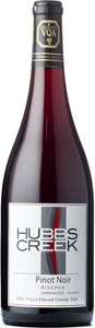 Hubbs Creek Pinot Noir Riserva Unfiltered 2012, VQA Prince Edward County Bottle
