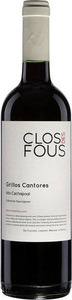 Clos Des Fous Grillos Cantores Cabernet Sauvignon 2012 Bottle