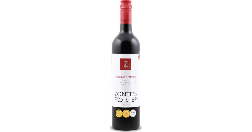 Zonte's Footstep Chocolate Factory Shiraz 2013 Expert wine ratings