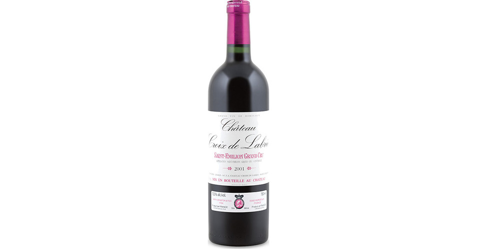 Château Croix De Labrie 2001 - Expert wine ratings and wine