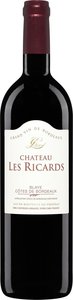 Château Les Ricards 2012, Côtes De Blaye Bottle