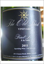The Old Third Pinot Noir Sparkling A La Volée 2011, Prince Edward County Bottle
