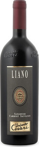 Umberto Cesari Liano Sangiovese/Cabernet Sauvignon 2012, Igt Rubicone Bottle