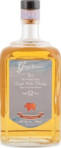 Glen Breton Icewine Barrel Aged 12 Year Old Single Malt, Nova Scotia Bottle