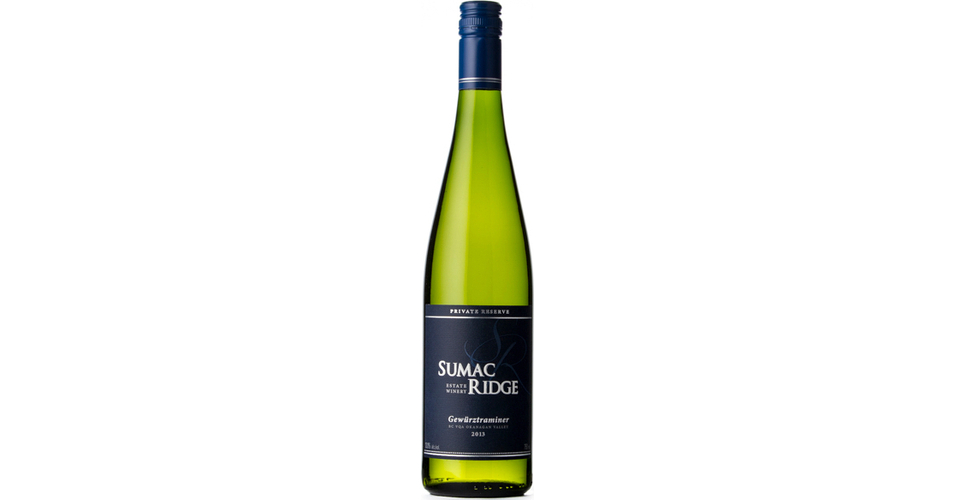 Sumac Ridge Private Reserve Gewurztraminer 2015 Expert wine ratings