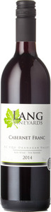 Lang Cabernet Franc 2014, Okanagan Valley Bottle
