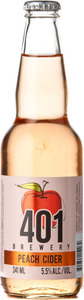 The 401 Cider Brewery Peach Cider Bottle