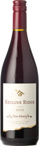 Recline Ridge Winery Too Many 2012 Bottle