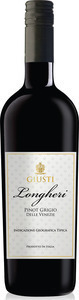 Giusti Wine Pinot Grigio 2015,  Igt Venezie Longheri Bottle