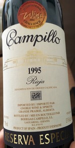 Campillo Reserva Especial 1995 Bottle