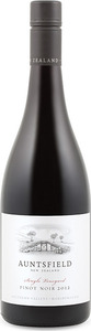 Auntsfield Single Vineyard Pinot Noir 2013, Southern Valleys, Marlborough, South Island Bottle