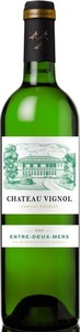 Château Vignol Blanc 2015, Ac Entre Deux Mers Bottle