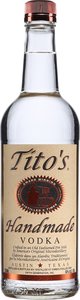 Tito's Handmade Vodka Bottle