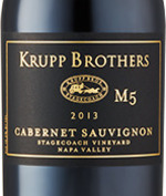 Krupp Brothers M5 Stagecoach Vineyard Cabernet Sauvignon 2013 Bottle