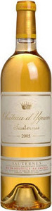 Château D'yquem Premier Grand Cru Classé 2003 Bottle